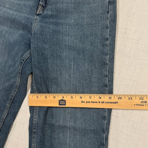 Everlane The Way High Jean Straight Leg Medium Wash Organic Cotton Denim Size 26 - Picture 7 of 13